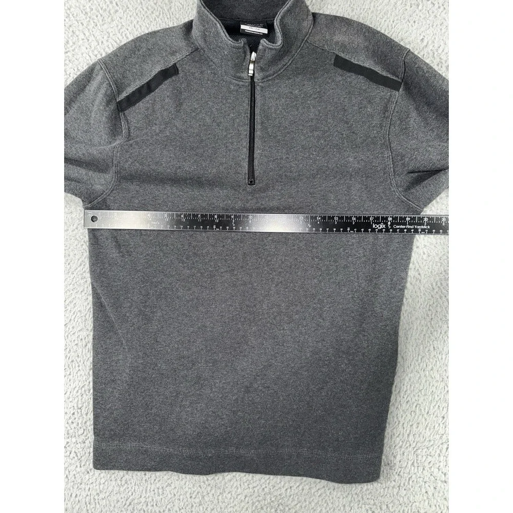 Nike Dri Fit Golf Jacket Men Small 1/4 Zip Pullover Mock Neck Preppy‎ Sporty